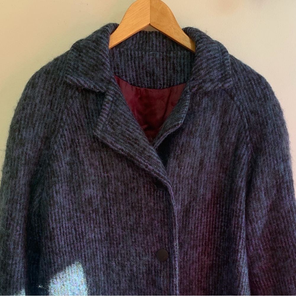 ⭐️NEW PRICE⭐️True Vintage Mohair Coat with some updates fits up to US 14 - Picture 6 of 15